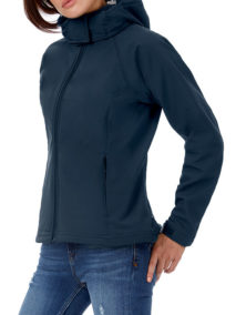 JW937 Damen Softshell Jacke mit Kapuze