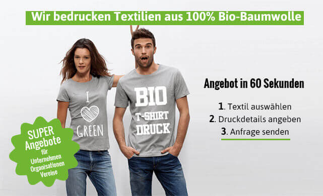 Bio T Shirts Bedrucken Lassen Von Cantana Bio Textildruck