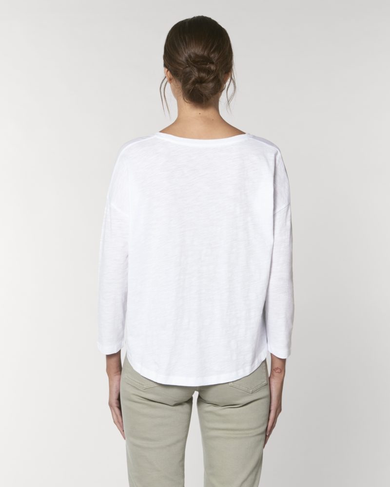 Stella Waver Slub STTW114 Slub Heather Steel Grey Damen hinten