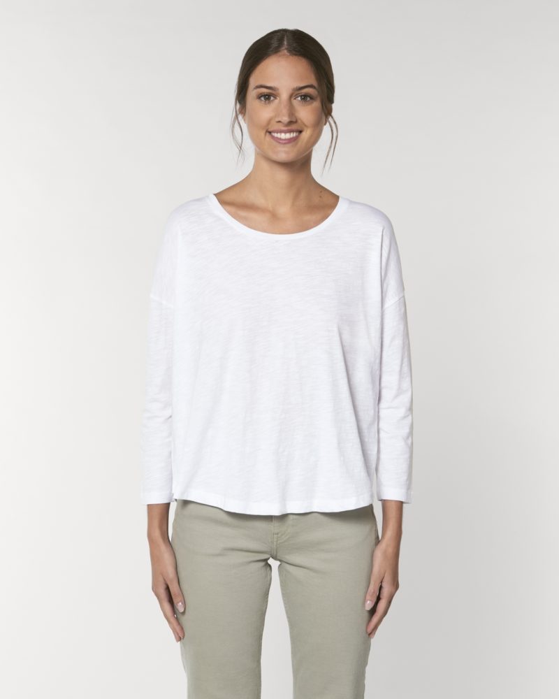 Stella Waver Slub STTW114 White Damen vorne