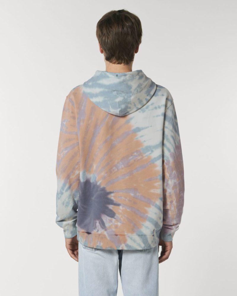 Cruiser Tie and Dye STSU854 Tie&Dye Teal Monstera/Lilac Petal Herren hinten