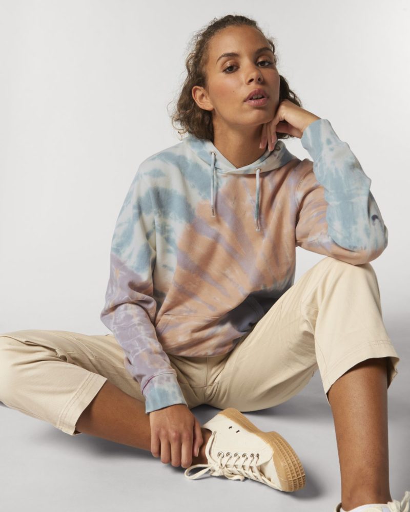Cruiser Tie and Dye STSU854 Tie&Dye Teal Monstera/Lilac Petal Damen vorne