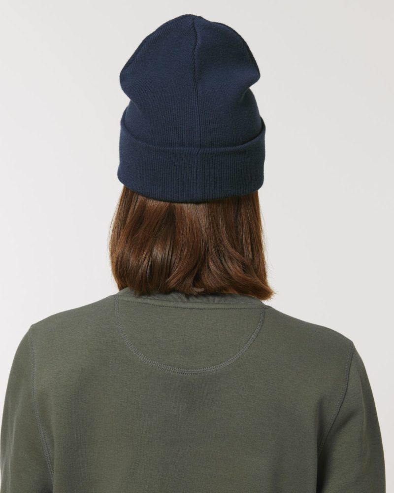 Rib Beanie STAU772 French Navy hinten