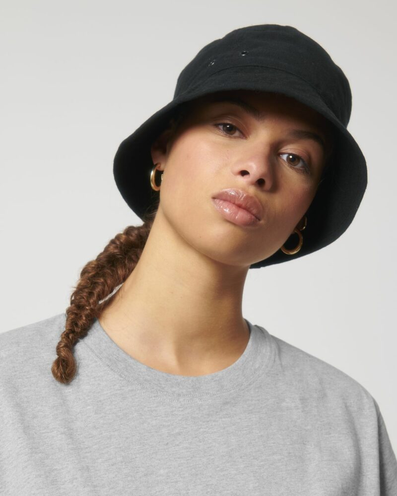 Bucket Hat STAU893 Black Damen vorne