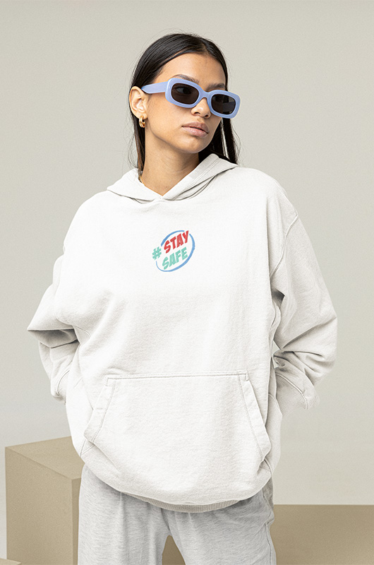 Damen Hoodies Sweatshirts in verschiedenen Farben besticken lassen