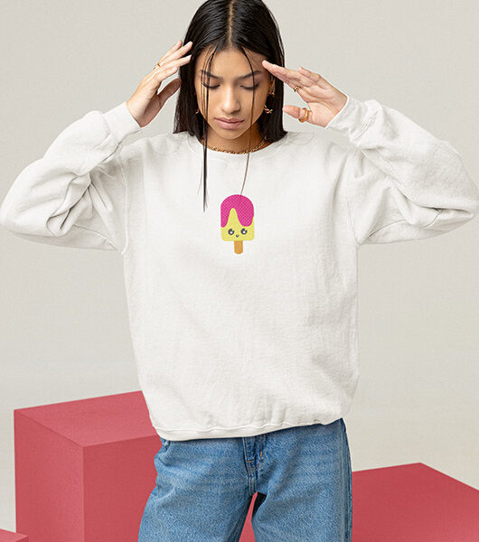 Oversize Sweatshirts Pullover verschiedenen Farben besticken lassen