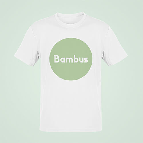 Bambus T-Shirts zum Bedrucken