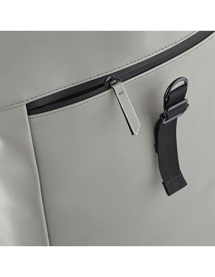 BagBase Matte PU Roll-Top Backpack Rucksack in Clay Detailbild 3