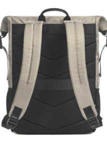 Halfar Backpack Mellow in Beige Rückseite