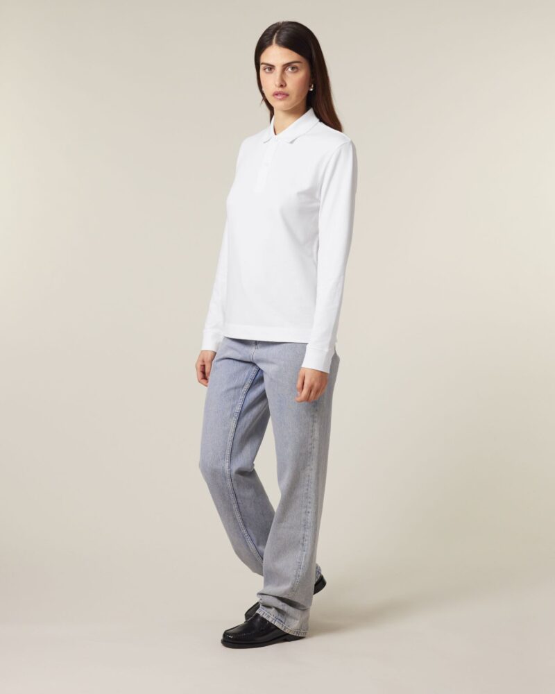 Stanley Stella Prepster 2.0 Long Sleeve STPU223 Weiss Damen vorne