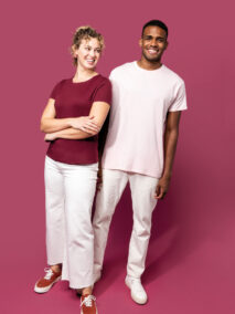 KARIBAN T-Shirt BIO150IC mit Rundhalsausschnitt K3025IC Model 2
