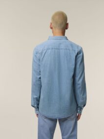 Stanley Denim Shirt STWM967 Light Wash Herren hinten