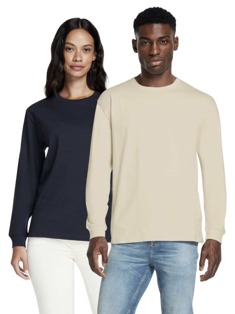 EARTHPOSITIVE New - Earth Positive Premium Long Sleeve T-Shirt EP185L Model 3