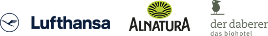 Unsere Referenzen: Lufthansa, Alnatura, Biohotel Daberer