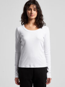 AS Colour Wo's Organic Rib L:S Tee 4075 Model 1