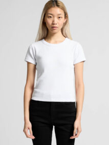 AS Colour Wo's Organic Rib Tee 4092G Model 1