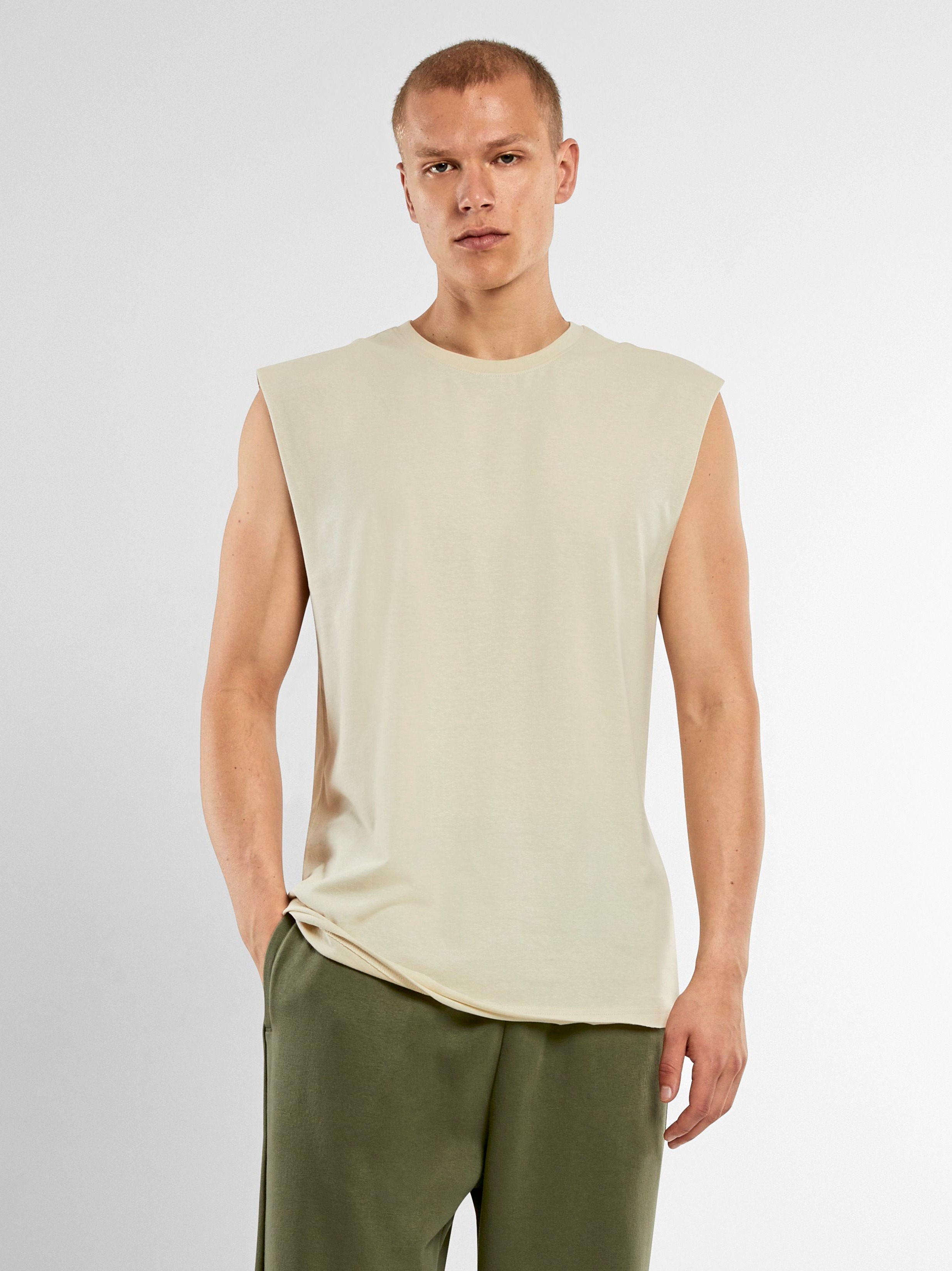 New Morning Studios Sleeveless Tee NM016 Main Fokus New Morning Studios Sleeveless Tee NM016 Main Fokus