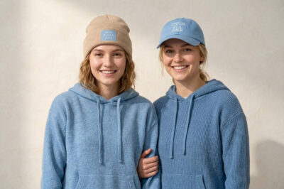 Wo platziert man ein Logo auf einer Mütze oder Cap