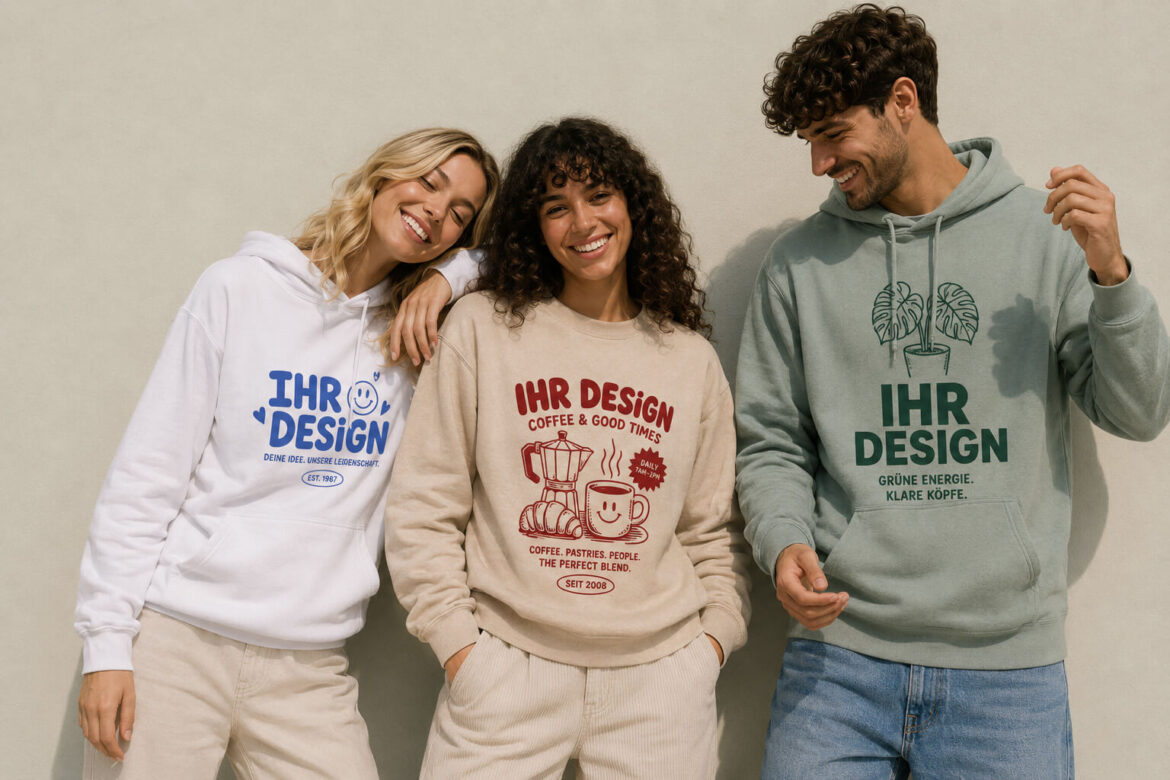 Bio Hoodies hochwertig bedrucken lassen Bio Hoodies hochwertig bedrucken lassen