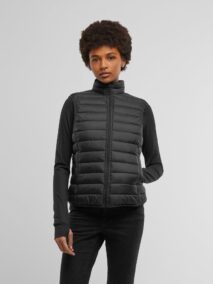 New Morning Studios Ladies Light Puffer Vest NM032 black Main