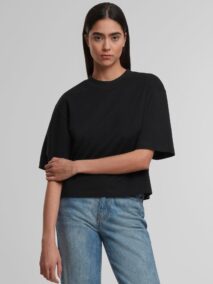 New Morning Studios Ladies Oversized Tee NM008 black Main