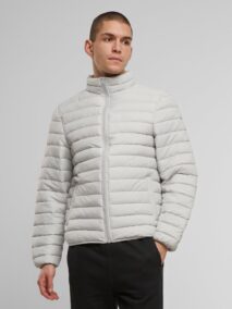New Morning Studios Light Puffer Jacket NM031 lightasphalt Main
