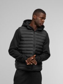 New Morning Studios Light Puffer Vest NM033 black Main
