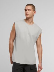 New Morning Studios Sleeveless Tee NM016 lightasphalt Main