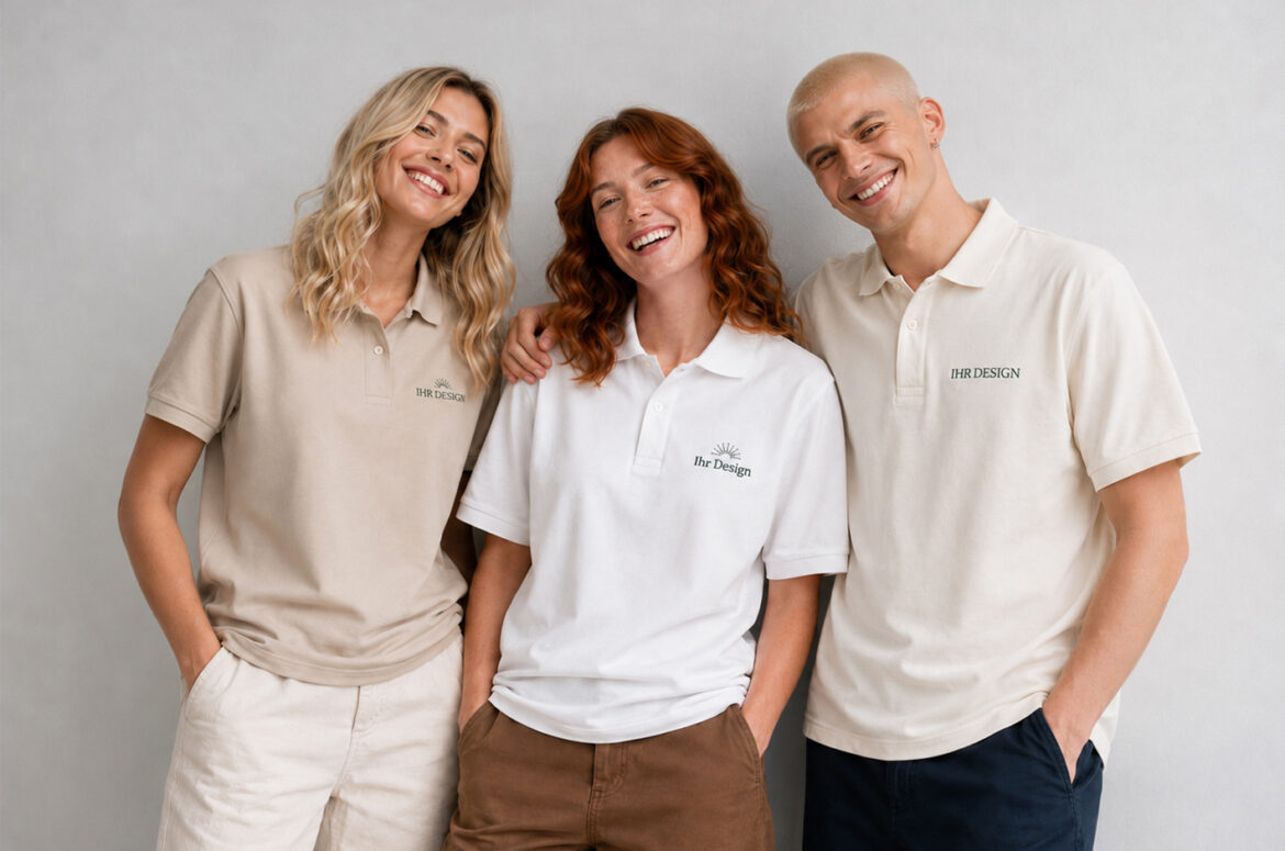 Poloshirts besticken