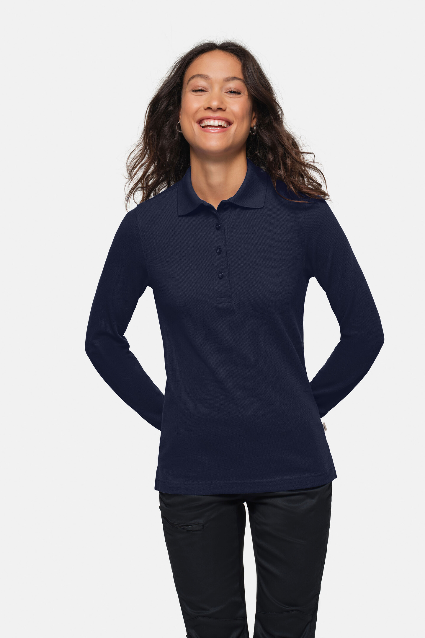 HAKRO Damen Longsleeve-Poloshirt MIKRALINAR® 0215 Main HAKRO Damen Longsleeve-Poloshirt MIKRALINAR® 0215 Main