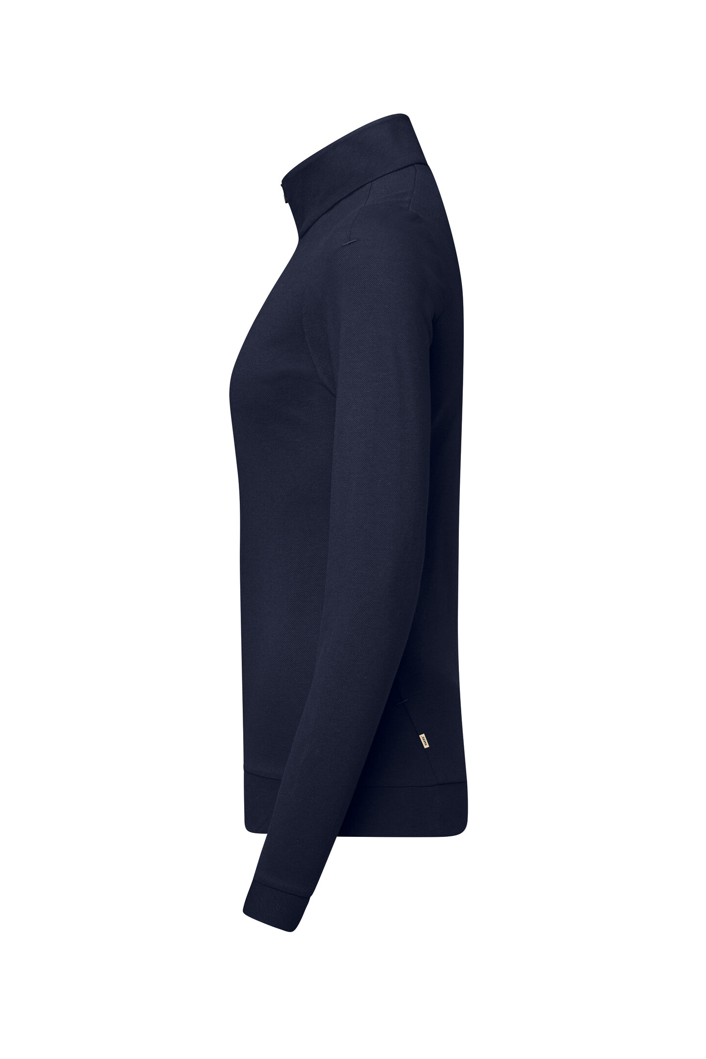 HAKRO Damen Zip-Longsleeve Piqué MIKRALINAR® ECO 0335 Left HAKRO Damen Zip-Longsleeve Piqué MIKRALINAR® ECO 0335 Left