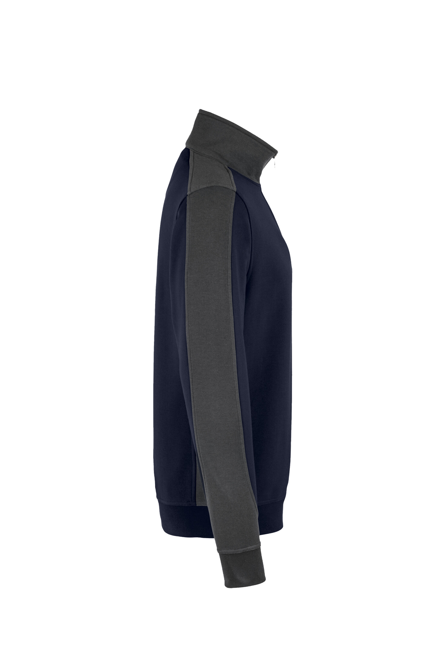 HAKRO Zip-Sweatshirt Contrast MIKRALINAR® 0476 Right HAKRO Zip-Sweatshirt Contrast MIKRALINAR® 0476 Right