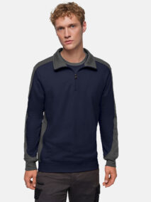 HAKRO Zip-Sweatshirt Contrast MIKRALINAR® 0476 Main