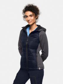 HAKRO Damen Kapuzen-Hybridjacke Contrast 0265 Main