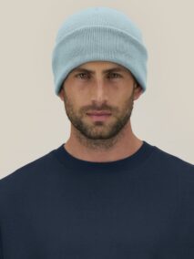 Stanley Stella Rib Beanie 2.0 STAU295 Pebble Blue Studio Front Main 1