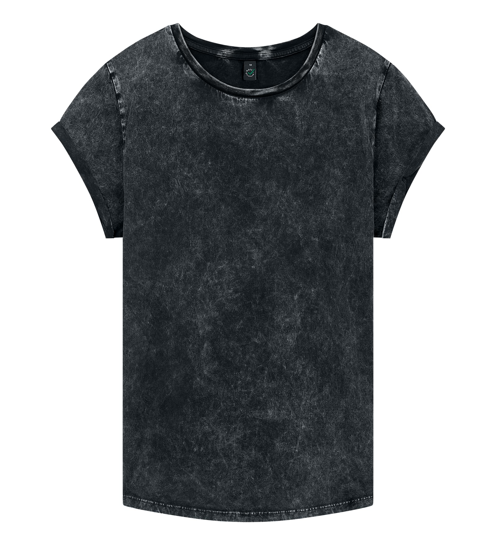 Earth Positive Damen Rolled Sleeve T-Shirt EP16 front Earth Positive Damen Rolled Sleeve T-Shirt EP16 front