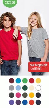 Kinder Bio Shirt bedrucken Kinder Bio Shirt bedrucken